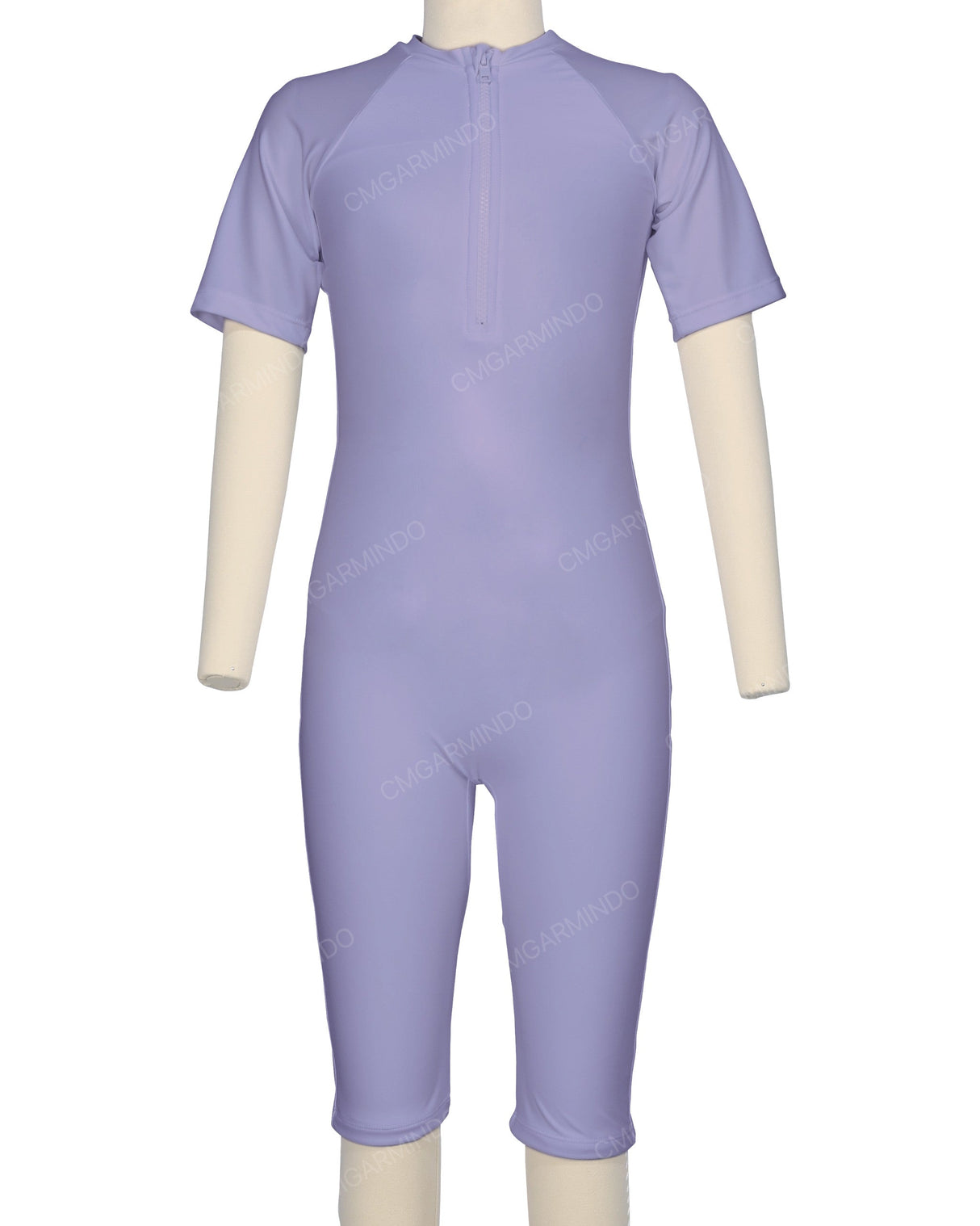 Short Sleeve Front Zip Full Piece Rashie