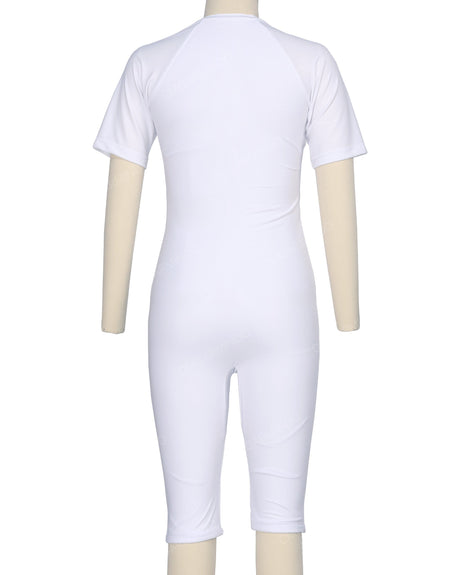 Short Sleeve Front Zip Full Piece Rashie