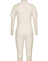 Short Sleeve Front Zip Full Piece Rashie