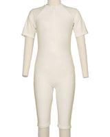 Short Sleeve Front Zip Full Piece Rashie