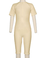 Short Sleeve Front Zip Full Piece Rashie