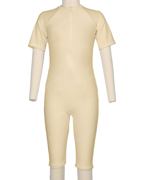 Short Sleeve Front Zip Full Piece Rashie