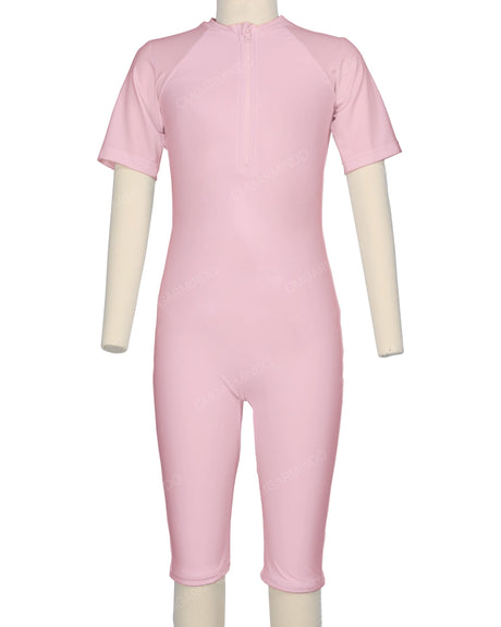 Short Sleeve Front Zip Full Piece Rashie