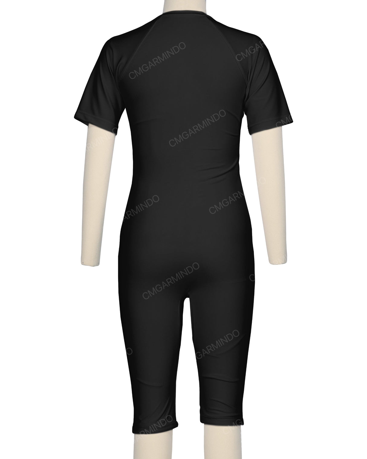 Short Sleeve Front Zip Full Piece Rashie
