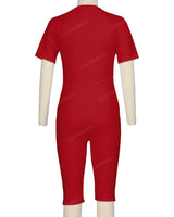 Short Sleeve Front Zip Full Piece Rashie