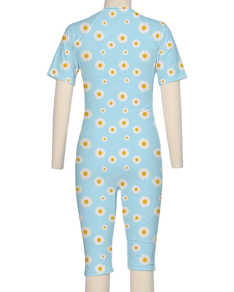 Short Sleeve Front Zip Full Piece Rashie