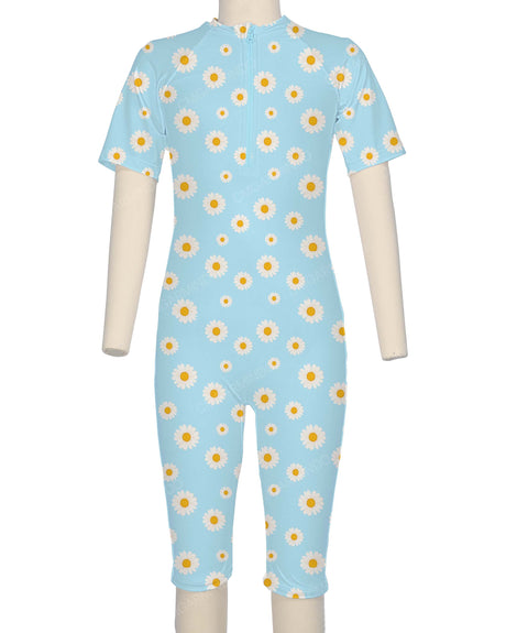 Short Sleeve Front Zip Full Piece Rashie