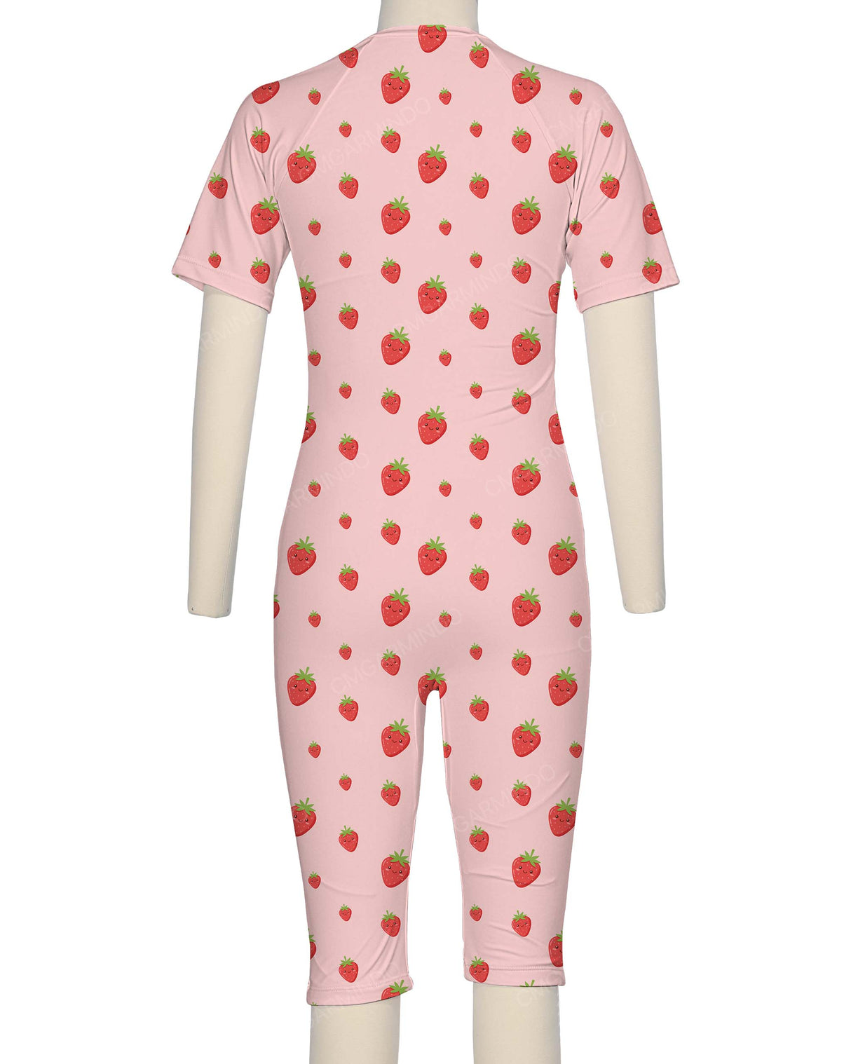 Short Sleeve Front Zip Full Piece Rashie