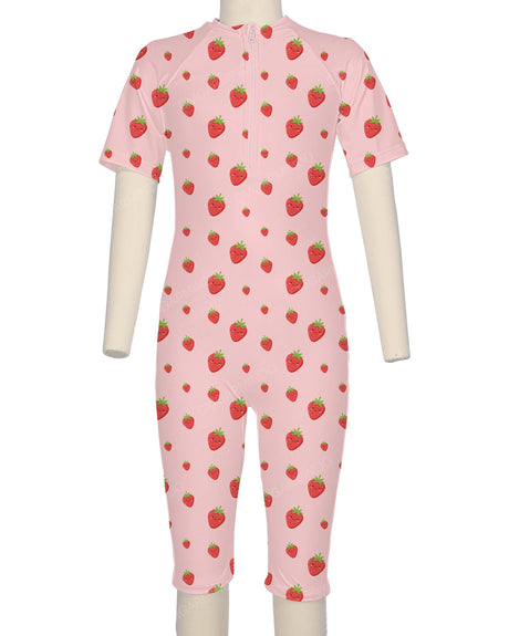 Short Sleeve Front Zip Full Piece Rashie