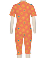 Short Sleeve Front Zip Full Piece Rashie