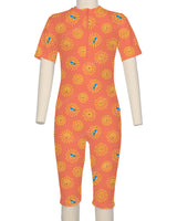 Short Sleeve Front Zip Full Piece Rashie