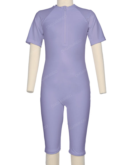 Short Sleeve Front Zip Full Piece Rashie