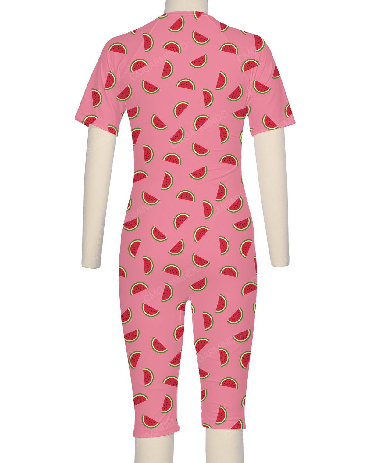 Short Sleeve Front Zip Full Piece Rashie