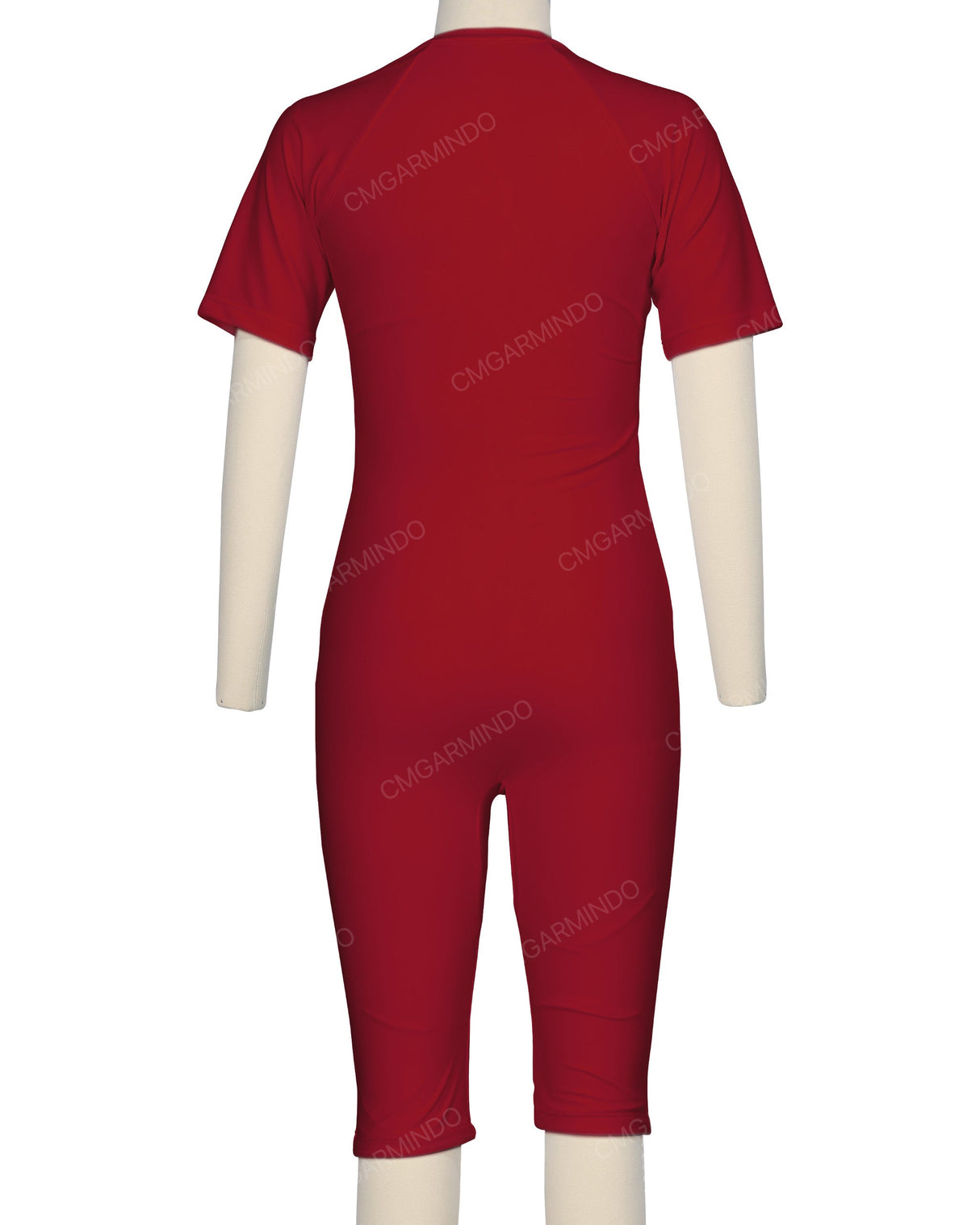 Short Sleeve Front Zip Full Piece Rashie
