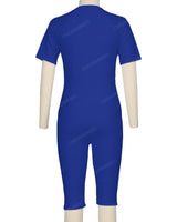 Short Sleeve Front Zip Full Piece Rashie