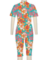 Short Sleeve Front Zip Full Piece Rashie