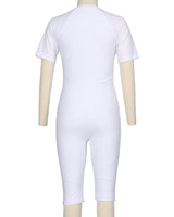 Short Sleeve Front Zip Full Piece Rashie