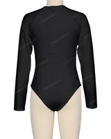 Long Sleeve Zip Back One Piece