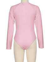 Long Sleeve Zip Back One Piece