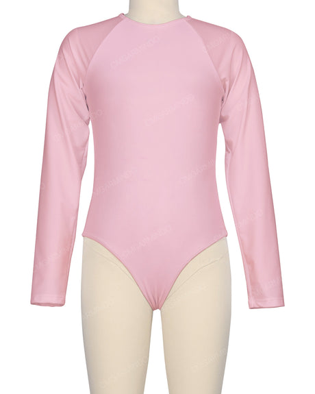 Long Sleeve Zip Back One Piece