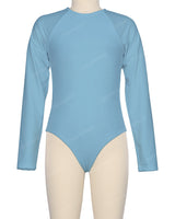 Long Sleeve Zip Back One Piece