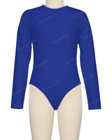 Long Sleeve Zip Back One Piece