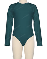 Long Sleeve Zip Back One Piece