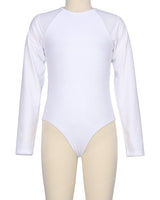 Long Sleeve Zip Back One Piece