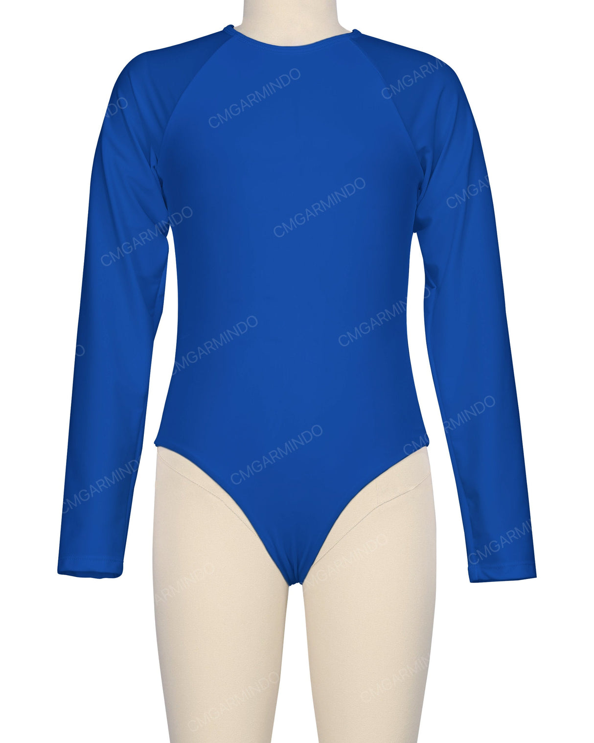 Long Sleeve Zip Back One Piece