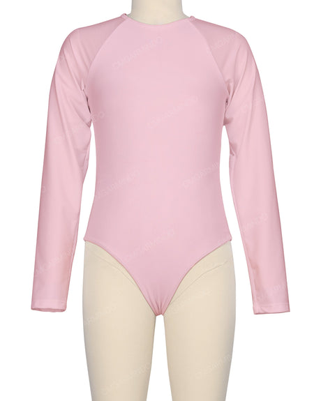 Long Sleeve Zip Back One Piece