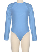 Long Sleeve Zip Back One Piece