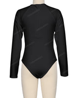 Long Sleeve Zip Back One Piece