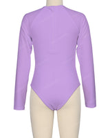 Long Sleeve Zip Back One Piece