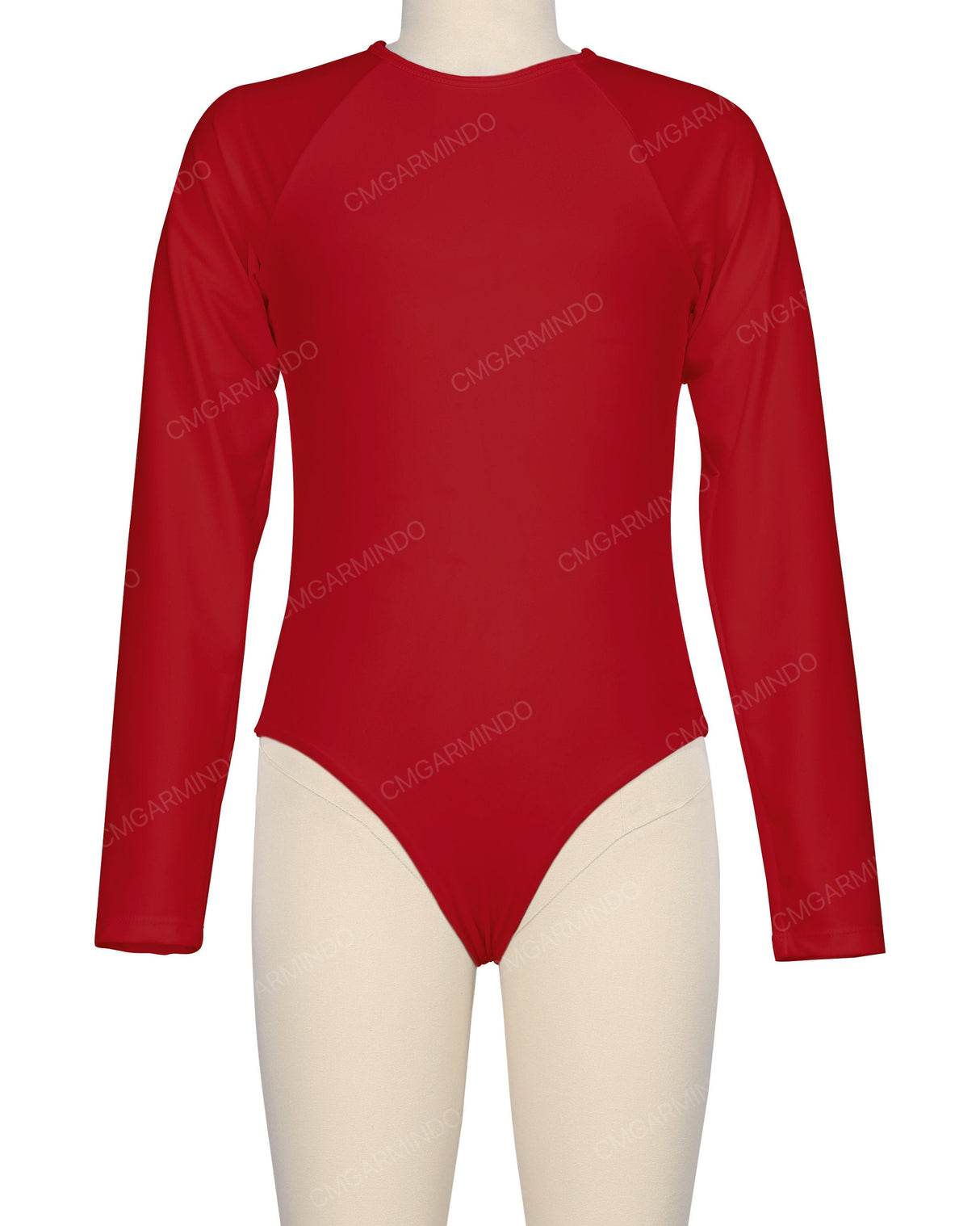 Long Sleeve Zip Back One Piece