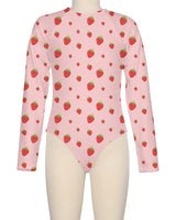Long Sleeve Zip Back One Piece