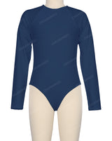 Long Sleeve Zip Back One Piece