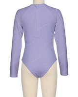 Long Sleeve Zip Back One Piece