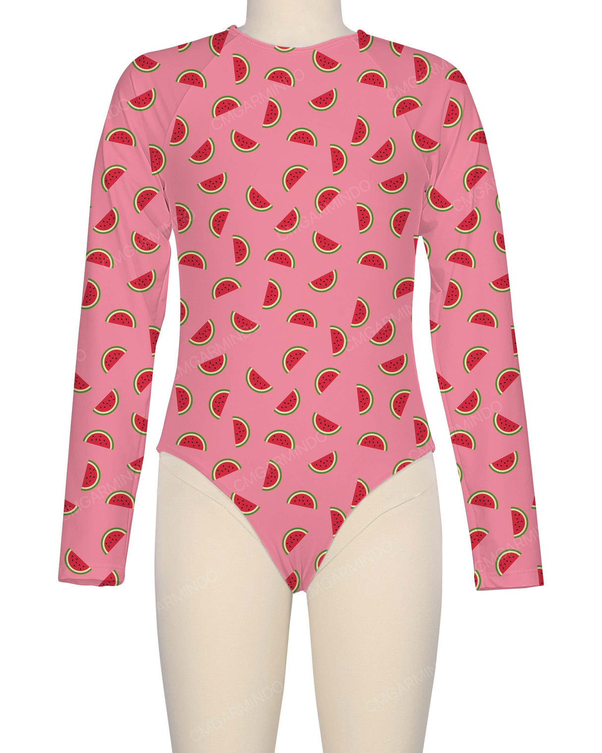 Long Sleeve Zip Back One Piece