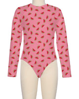 Long Sleeve Zip Back One Piece
