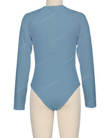 Long Sleeve Zip Back One Piece