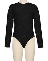 Long Sleeve Zip Back One Piece