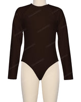 Long Sleeve Zip Back One Piece