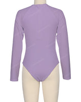 Long Sleeve Zip Back One Piece