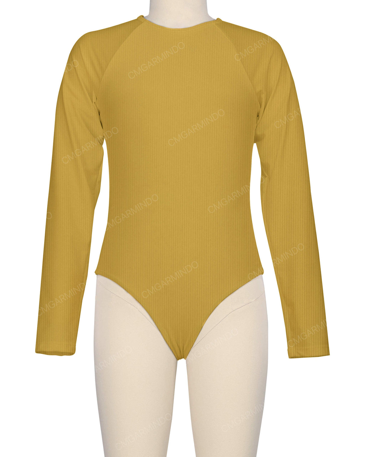 Long Sleeve Zip Back One Piece