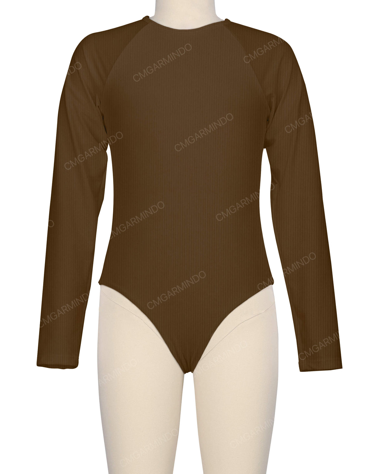 Long Sleeve Zip Back One Piece