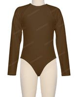 Long Sleeve Zip Back One Piece