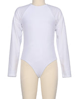 Long Sleeve Zip Back One Piece