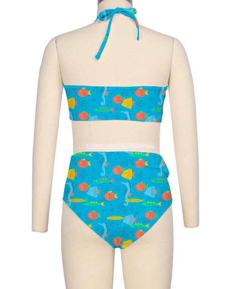 Halter Tie Bikini Top