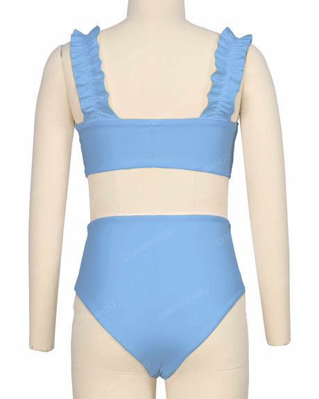 Ruffle Strap Bikini Top