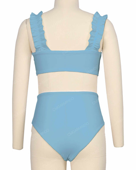 Ruffle Strap Bikini Top